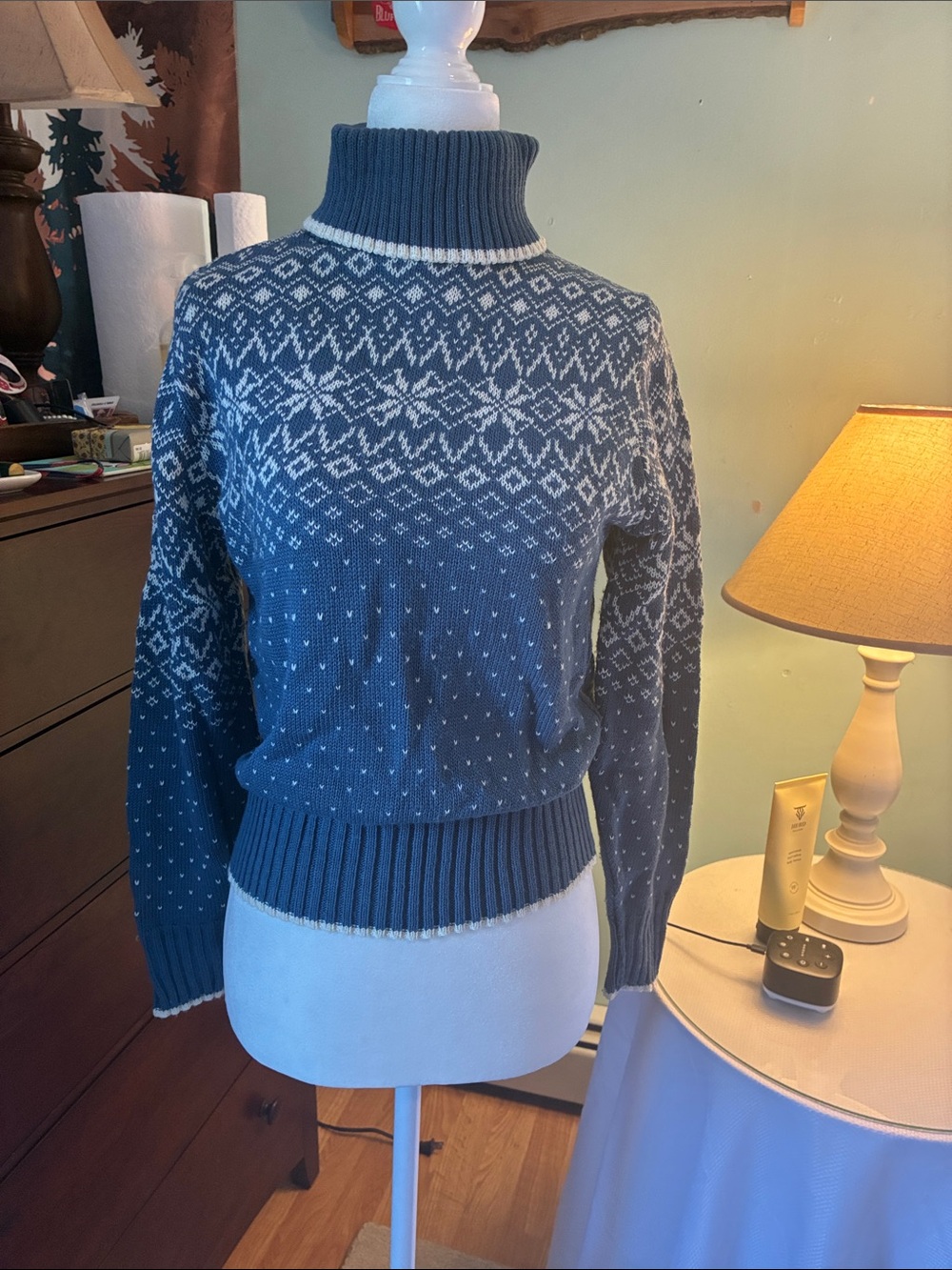 Vintage 90s Kathy Ireland Turtleneck Sweater